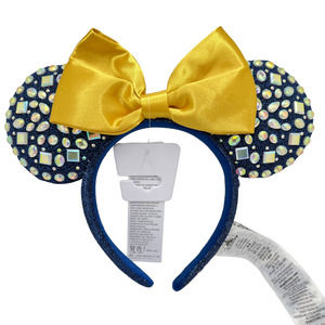 Disney Blue and Gold Minnie Mouse Ears Headband
